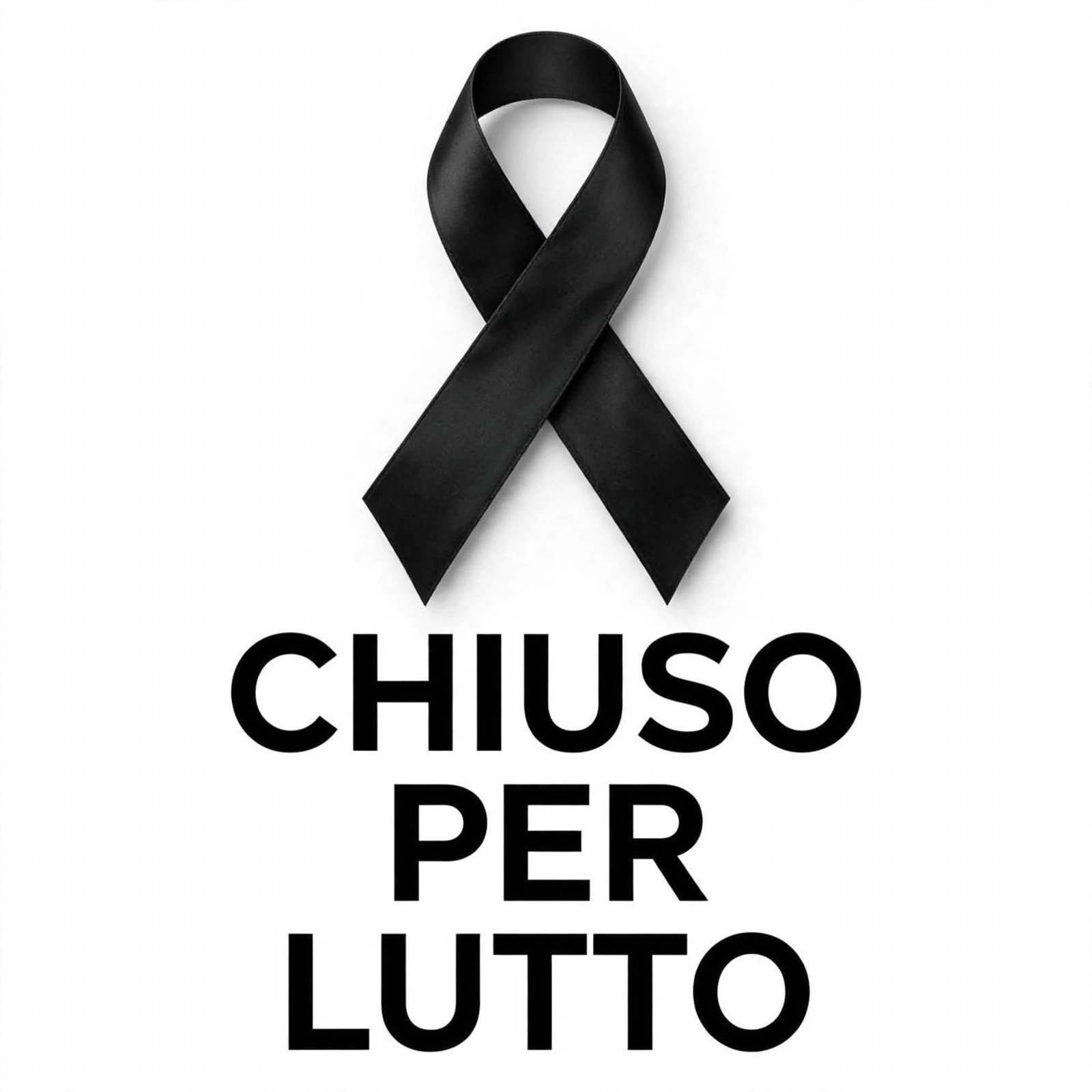 Chiuso per lutto 
